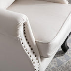 Velvet Accent Chairs Set of 2 - Image 7