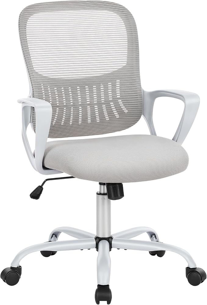 Sweetcrispy Ergonomic Mid-Back Mesh Home Office Desk Chair - Image 4