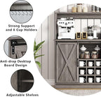 4ever2buy Farmhouse Coffee Bar Cabinet - Image 3