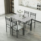 NAFORT 5 Piece Dining Table Set - Image 3