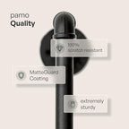 pamo Industrial Pipe Clothing Rack – Wall Mounted Black Closet System in - Image 3