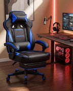 GTPLAYER Gaming Chair with Footrest, Big and Tall Game Chair 350lb Racing Style - Image 2