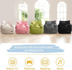 MAXYOYO Kids Bean Bag Chair, Stuffed Toddler Bean Bag Sofa - Image 6