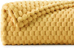 BEDELITE Yellow Throw Blanket for Couch, Soft Cozy Gifts for Women, 50 * 60 | - Image 2