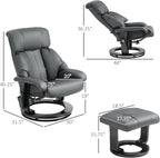 HOMCOM Massage Recliner Chair - Image 3