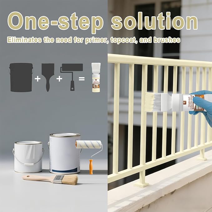 Beige Touch-Up Paint for Furniture, Metal No Sanding, Fast Drying, Water Based - Image 6