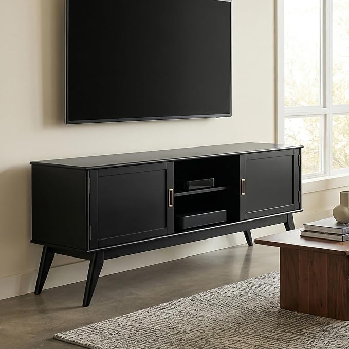 SIMPLIHOME Draper TV Stand - Image 2