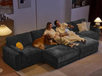Vipbear 120" Oversized Modular Sectional Sofa, L Shaped Couch Set - Image 7