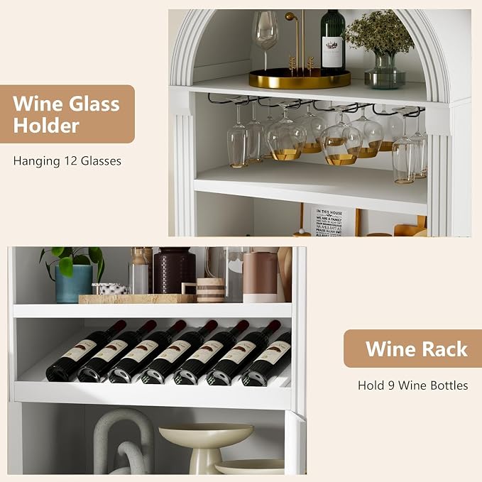 Vlsrka Arched Cabinet, Kitchen Pantry Cabinets - Image 6