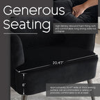 Modern Accent Chairs Set of 2, Comfy Wingback Armchair - Image 5