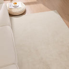 SHACOS Ultra Soft Faux Rabbit Fur Area Rug 4'x6', Non Slip Washable Padded - Image 9