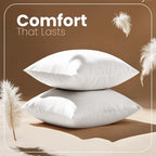 Utopia Bedding 18x18 Pillow Inserts, 2 Pack | Indoor cushion inserts - Image 4