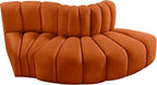 Meridian Furniture 103Cognac-S3E Arc Collection Modern | Contemporary Modular - Image 4