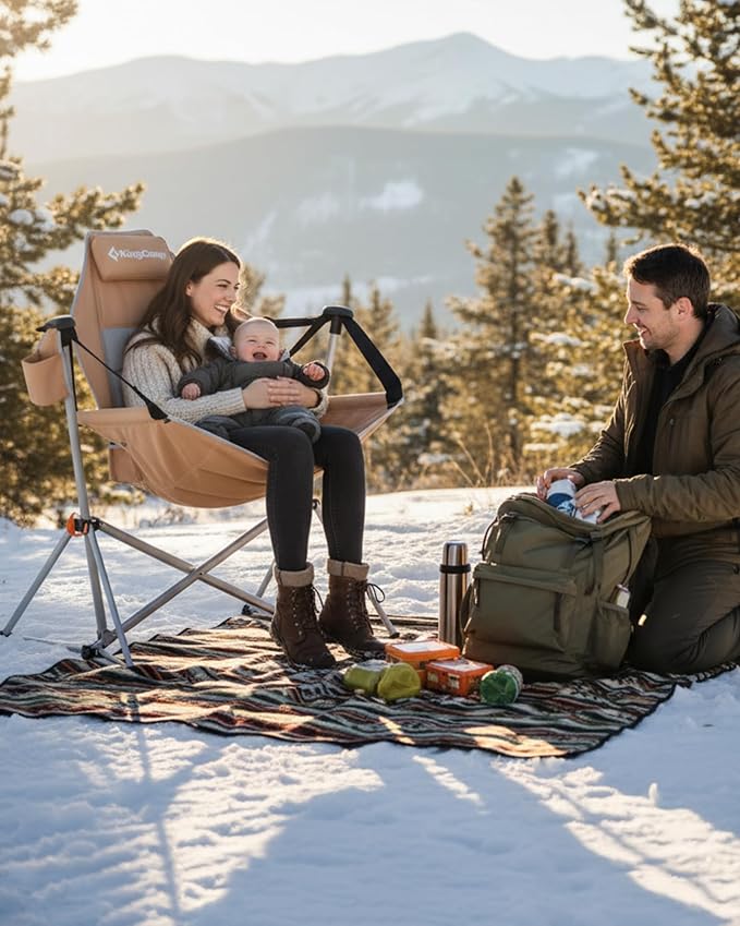 KingCamp Hammock Camping Chair, Swinging Portable Camp Chairs - Image 2