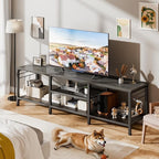 Furologee TV Stand for TVs up to 70 Inch, 63 Inch Entertainment Center - Image 5