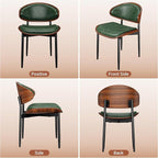 YaFiti Dining Chairs Set of 2, Dining Room and Kitchen Chairs, Mid Century - Image 8