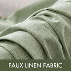 MIULEE 100% Blackout Linen Curtains - Image 5