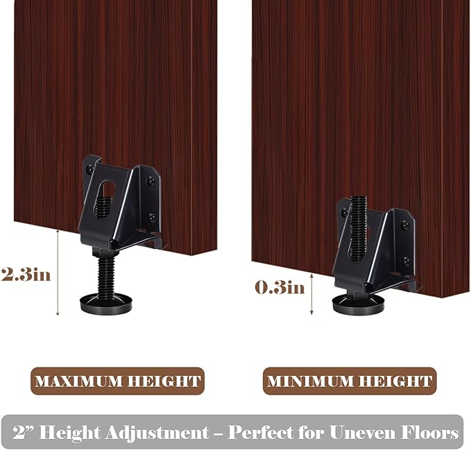 Heavy Duty Leveling Feet, 4 Pack Adjustable Furniture Levelers - Image 5