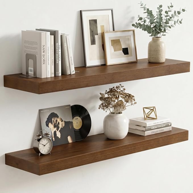 fuqing Wood Floating Shelves | 24 Inch Floating Shelves by Fuqing