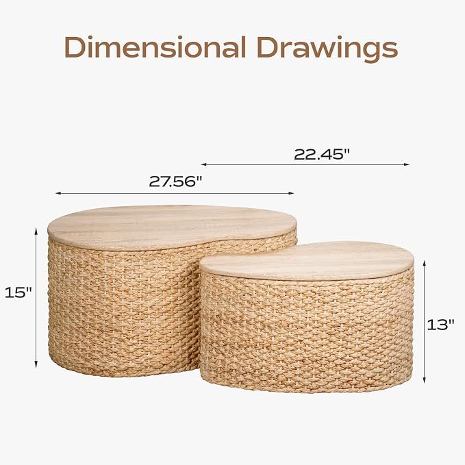 Cloud Nesting Coffee Table Set of 2 - Image 2