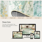 9x12 Area Rug for Living Room, Abstract Washable Large Rugs, Light Green | Soft - Image 9