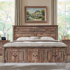 Aitjunz Farmhouse King Size Bed Frame - Image 3