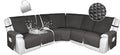 HDCAXKJ 100% Waterproof Reclining Sectional Couch Covers L Shape Recliner Sofa by HDCAXKJ