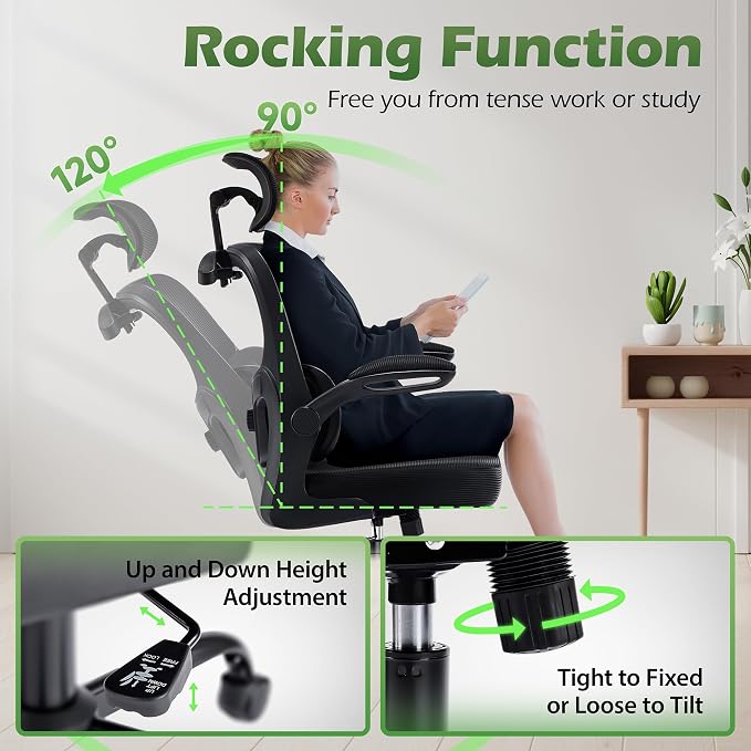 AreShark Office Chair Ergonomic Desk Chairs - Image 7