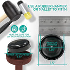 Wrought Iron Patio Furniture Feet Caps - Image 3