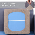 Waterproof Couch Cushion Covers, Stretch Sofa Seat Slipcovers | Stretch Fabric - Image 5