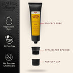 Leather Honey Black Recoloring Balm: Color Restorer and Scratch/Scuff Remover - Image 3