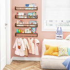 Fixwal Nursery Book Shelves, 23.6 Inch Floating Bookshelves - Image 2