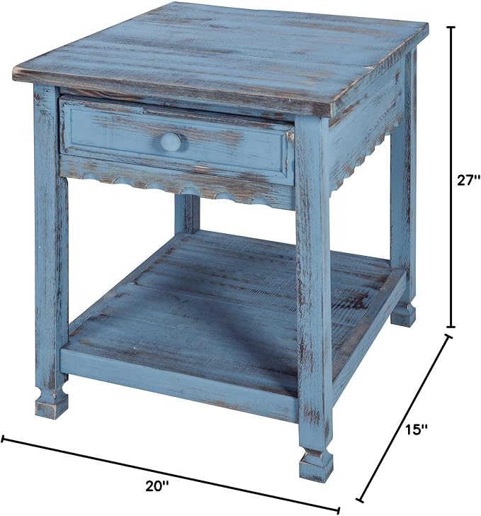 Alaterre Rustic Cottage End Table - Image 7
