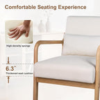 Mid Century Accent Chair, Comfy Arm Chair - Image 5
