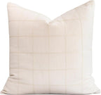 Crumbs Home Modern Farmhouse Fall Linen Indoor Outdoor Throw Pillow Cover Only by CRUMBSHOME