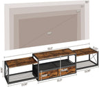 HavenlyYouth 55" Floating TV Stand, Modern Entertainment Center, Wall-Mounted - Image 6