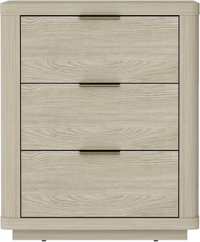 Eco-Friendly Nightstand in Natural Wood by Unknown