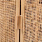 bali & pari Yanka Bohemian Natural Rattan Storage Cabinet - Image 7