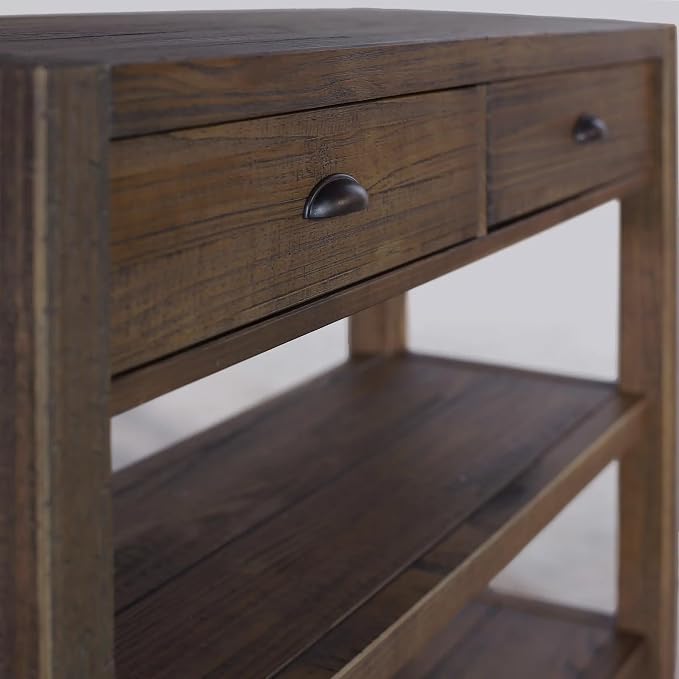 Grain Wood Furniture Montauk Console Table, Solid Wood - Image 7