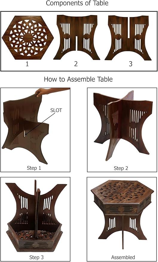 COTTON CRAFT Solid Wood End Table - Image 7