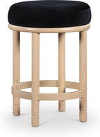 Meridian Furniture 976Black-C Monette Collection Art Deco Counter Stool by MeridianFurniture