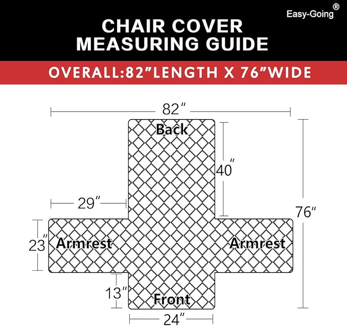Easy-Going Reversible Couch Cover, Small Chair, Wine/Beige | Machine Washable - Image 6
