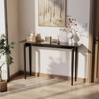 AQIMUELE Wood Console Table Black Entryway Table, Thin Console Table, Sofa - Image 5