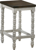 Furniture of America Lakeport Farmhouse Backless Wood 24 in. Counter Height - Image 4