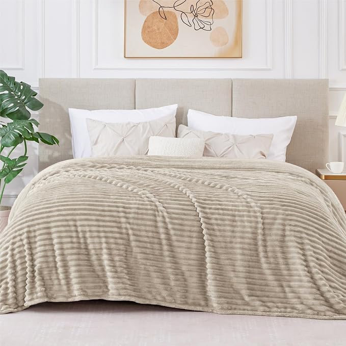 BEDELITE 3D Ribbed Jacquard Linen Full Size Blankes - Image 7