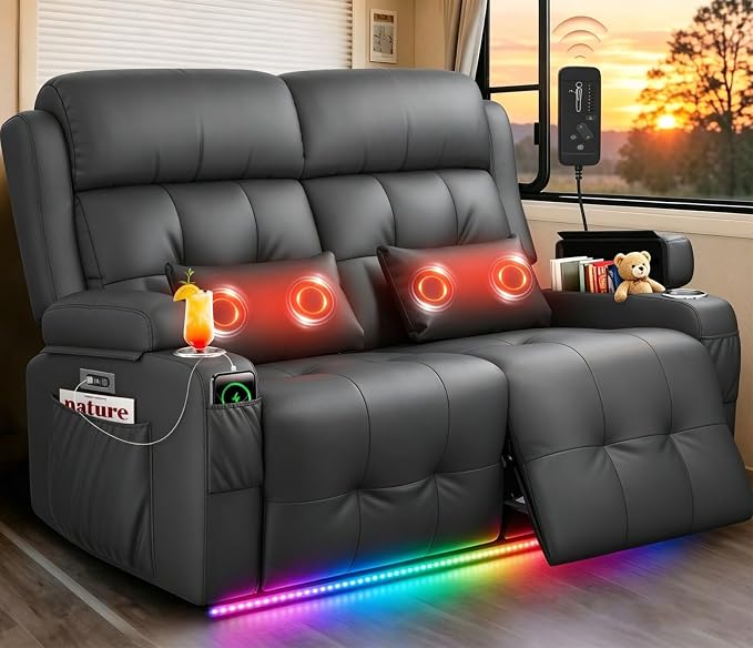 Power Loveseat Recliner Sofa by TiooiiReclinerSofa