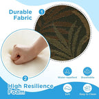 Outdoor Deep Seat & Back Cushion Set, 24 x 24 Inch Water Repellent and Fade - Image 4