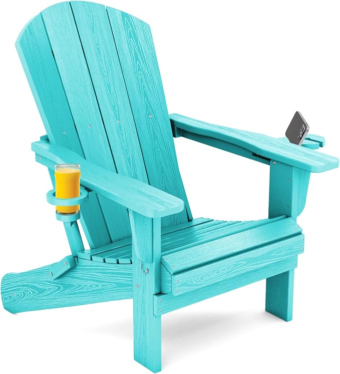SERWALL Adirondack Chair with Cup Holders by SERWALL