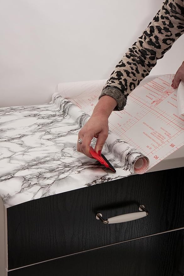 d-c-fix 346-8031 Decorative Self-Adhesive Film, Marble White - Image 5