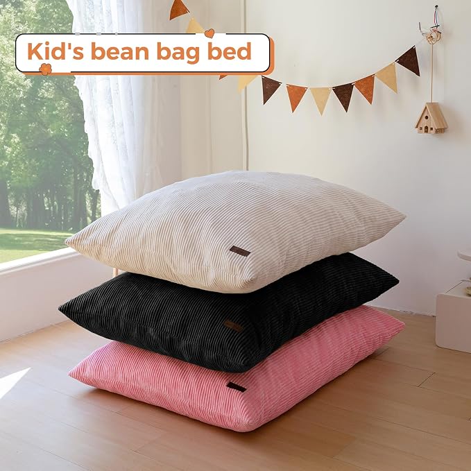 MAXYOYO 3 in 1 Kids Bean Bag Chair Couch, Convertible Chair Folds from Bean Bag - Image 9
